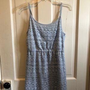 Baby Blue Divided Tank Dress